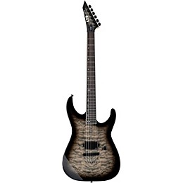 ESP LTD M-1001NT Quilted Maple Electric Guitar Charcoal Burst