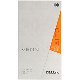 D'Addario Woodwinds VENN G2 Alto Saxophone Reed 3+