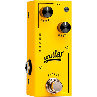 Aguilar Db 599 Bass Compressor Micro Pedal Yellow for sale