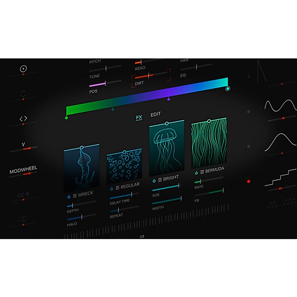 Tracktion Abyss Visual Synthesizer Plug-In