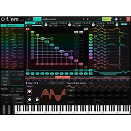 Tracktion F'em FM Synthesizer Plug-In