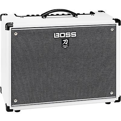 Boss Limited-Edition Katana Ktn-100 Mkii 100W 1X12 Gray Grille Cloth Guitar Combo Amplifier White for sale