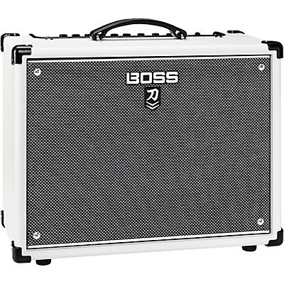 Boss Limited-Edition Katana Ktn-50 Mkii 50W 1X12 Gray Grille Cloth Guitar Combo Amplifier White for sale