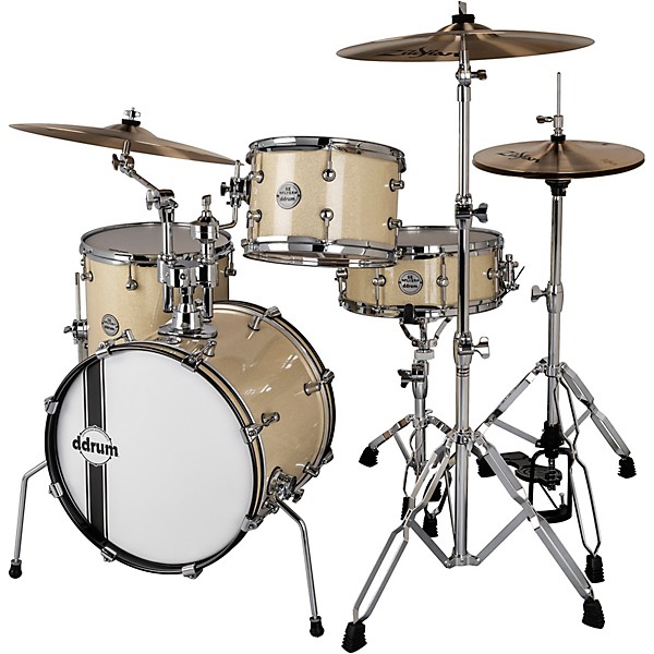 ddrum SE Flyer 4-Piece Shell Pack Vintage Sparkle