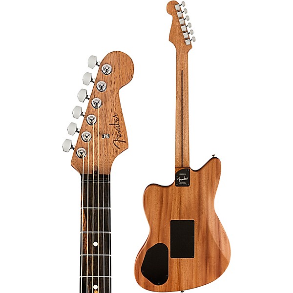 Fender Acoustasonic Jazzmaster Limited-Edition Acoustic-Electric Guitar Black Paisley