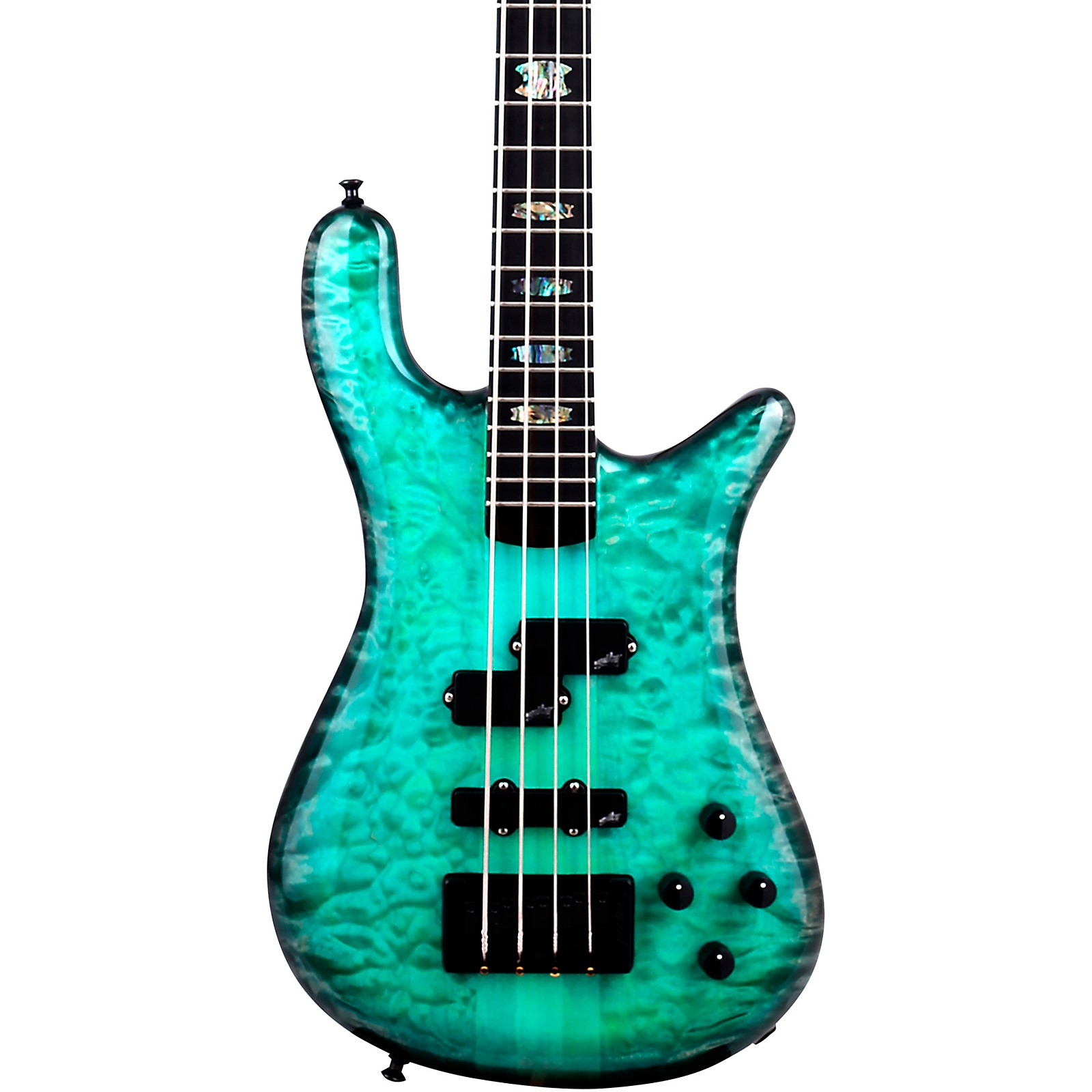 Spector USA NS-2 4-String Bass Guitar Aqua/Black