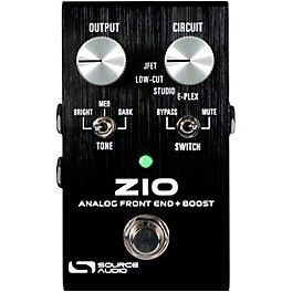 Source Audio Zio Analog Front End Boost Effects Pedal Black