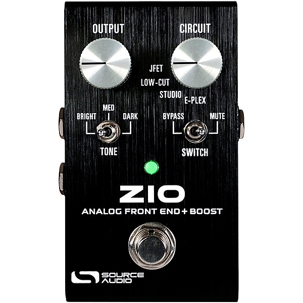 Source Audio Zio Analog Front End Boost Effects Pedal Black