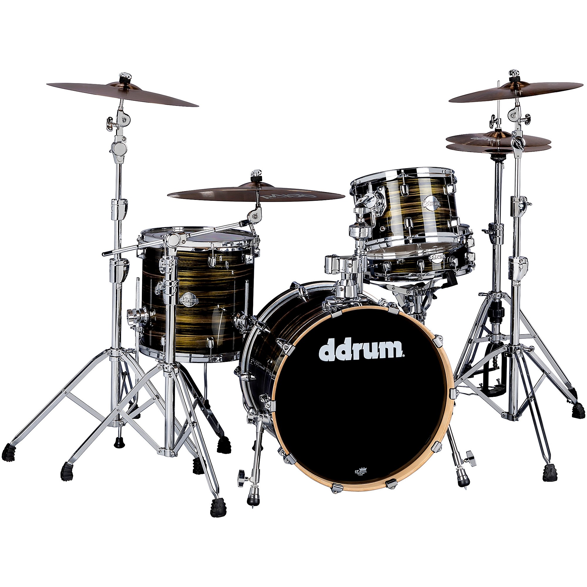 ddrum Dominion 4-Piece Shell Pack Brushed Olive Metallic | Guitar