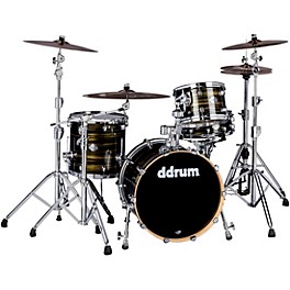 ddrum Dominion 4-Piece Shell Pack Brushed Olive Metallic ddrum Dominion 4-Piece Shell Pack Brushed Olive Metallic