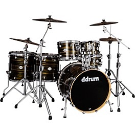 ddrum Dominion 6-Piece Shell Pack Brushed Olive Metallic ddrum Dominion 6-Piece Shell Pack Brushed Olive Metallic