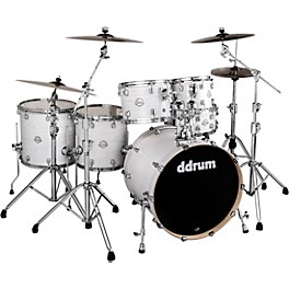 ddrum Dominion 6-Piece Shell Pack Brushed Olive Metallic ddrum Dominion 6-Piece Shell Pack Paper White Birch