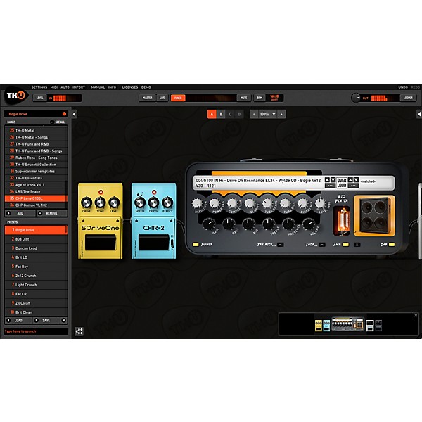 Overloud Choptones Leny G100L - Rig Library for TH-U