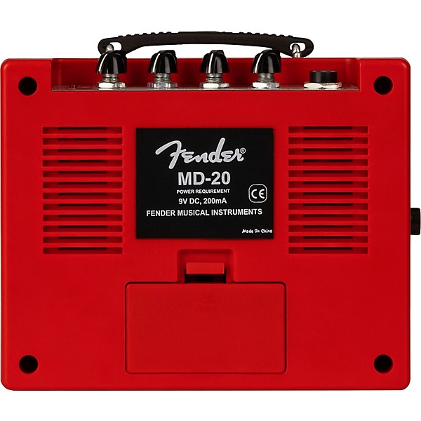 Open Box Fender Mini Deluxe 2W 1x2 Guitar Amp Level 1 Red