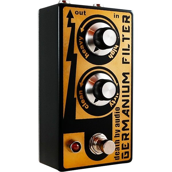 Death By Audio Germanium Filter Effects Pedal Gold and Black