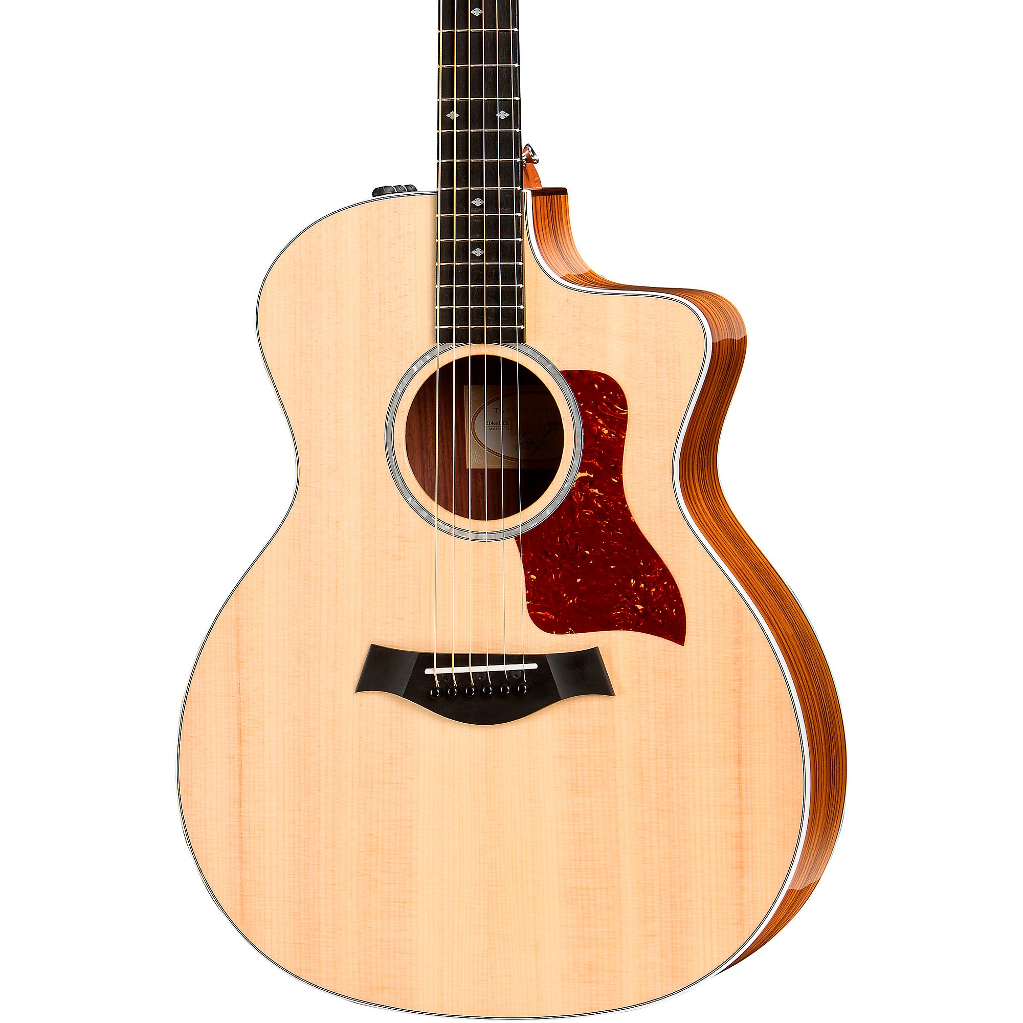 Taylor 214ce DLX Grand Auditorium Acoustic-Electric Guitar Natural