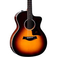 Taylor 214ce DLX Grand Auditorium Acoustic-Electric Guitar Tobacco Sunburst