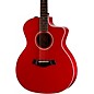 Taylor 214ce-Red DLX Grand Auditorium Acoustic-Electric Guitar Red thumbnail