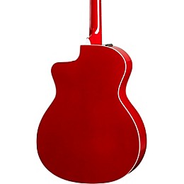 Taylor 214ce-Red DLX Grand Auditorium Acoustic-Electric Guitar Red