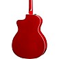 Taylor 214ce-Red DLX Grand Auditorium Acoustic-Electric Guitar Red