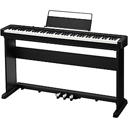 Casio CDP-S160 Digital Piano With Matching CS-470P Stand and Triple Pedal Black
