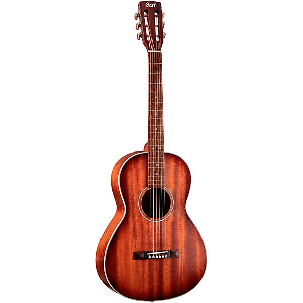 Cort Standard Series Mahogany Parlor Acoustic Guitar Natural