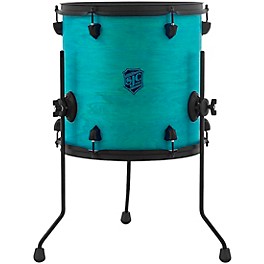 SJC Pathfinder Floor Tom 14 x 14 in. Miami Teal Satin