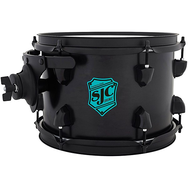 SJC Pathfinder Rack Tom 10 x 7 in. Midnight Black Satin