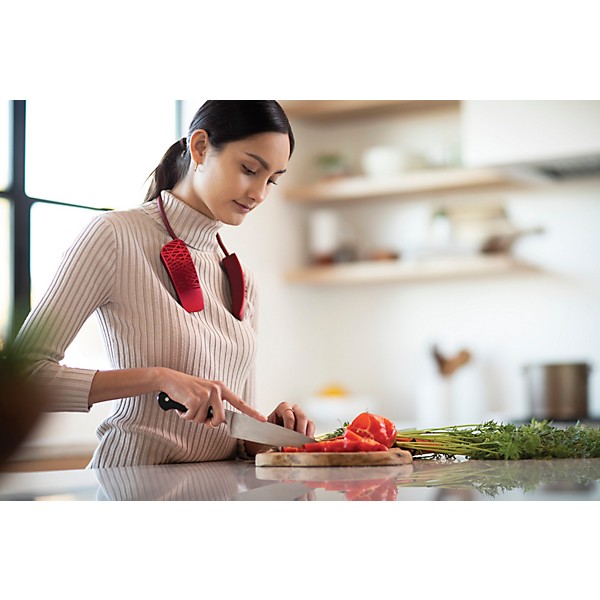 Cleer HALO Smart Wearable Neck Speaker with Google Assistant Red