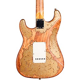 Fender Custom Shop Limited-Edition Nashville Ash-V '57 Stratocaster HSS Super Heavy Relic Electric Guitar Gold Sparkle