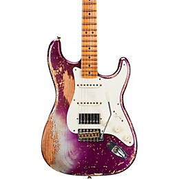 Fender Custom Shop Limited-Edition Nashville Ash-V '57 Stratocaster HSS Super Heavy Relic Electric Guitar Purple Metallic