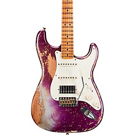 Fender Custom Shop Limited-Edition Nashville Ash-V '57 Stratocaster HSS Super Heavy Relic Electric Guitar Purple Metallic