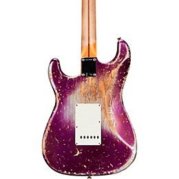 Fender Custom Shop Limited-Edition Nashville Ash-V '57 Stratocaster HSS Super Heavy Relic Electric Guitar Purple Metallic