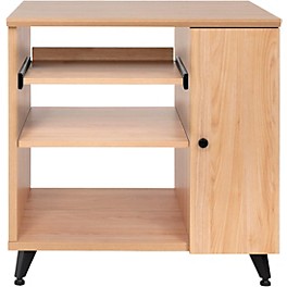 G... Gator GFW-ELITESIDECAR Elite Furniture Series Rolling Rack Sidecar Cabinet with Configurable Rack Space & Shelving Maple