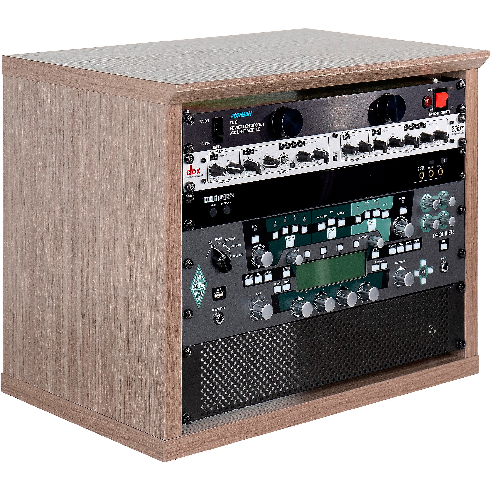 Gator Elite Series Furniture Desktop 8U Studio Rack 8 RU