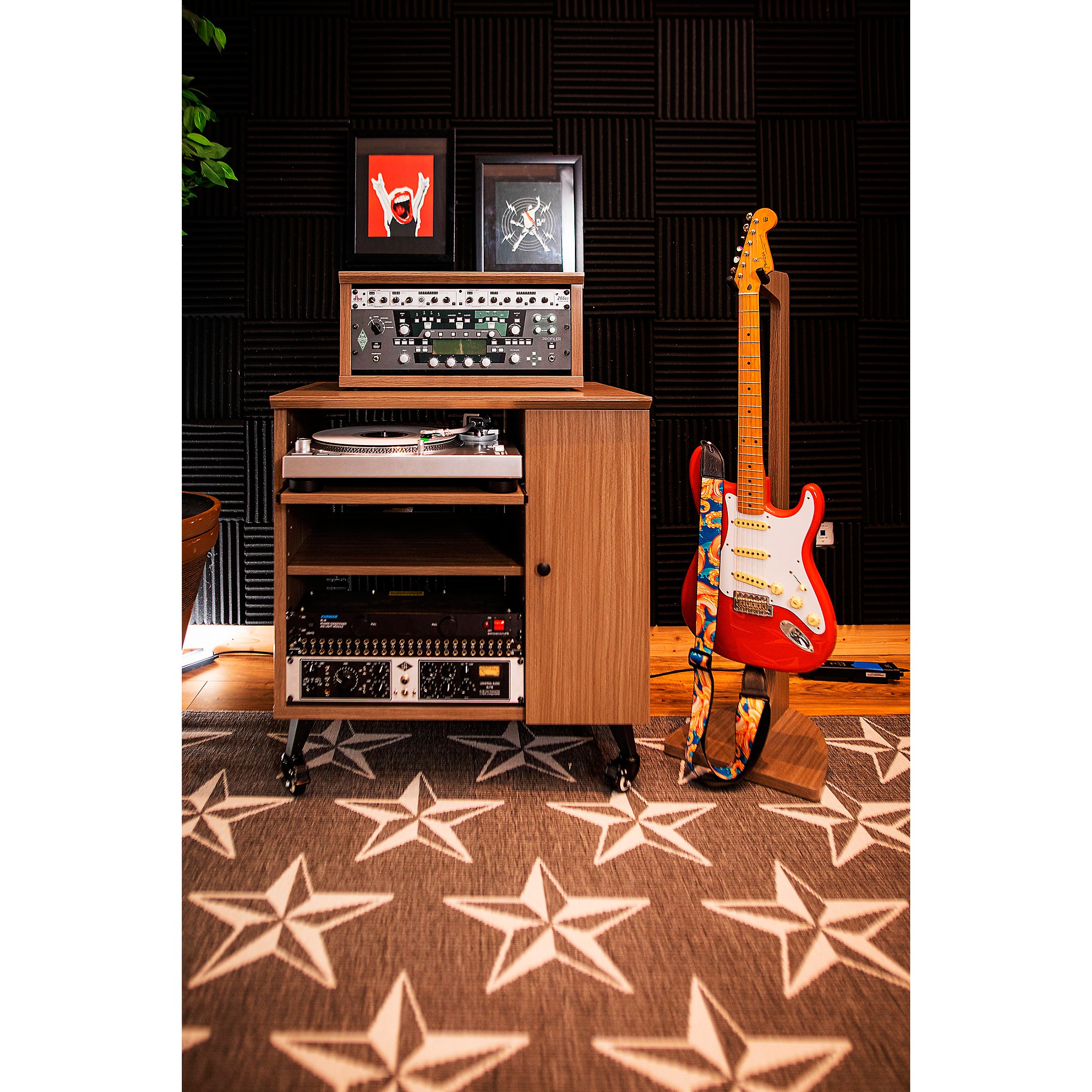 Gator Elite Series Furniture Desktop 8U Studio Rack | Music