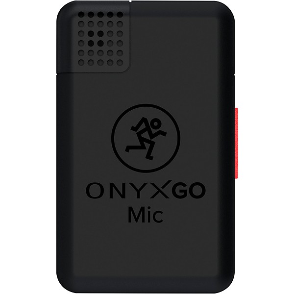 Mackie OnyxGO Mic Clip-On Wireless Bluetooth Microphone with Companion App
