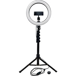 Mackie mRING-10 10 In. 3-Color Ring Light Kit with Stand and Remote