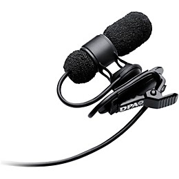 DPA Microphones 4080 CORE Cardioid Lavalier Microphone with Mini-Jack Connector for Sennheiser Wireless Black