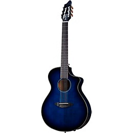 Breedlove Discovery S Concert Nylon CE European Spruce-African Mahogany Acoustic-Electric Guitar Twilight Burst