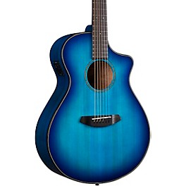 Breedlove Discovery S ... Breedlove Discovery S Concert European Spruce-African Mahogany Acoustic-Electric Guitar Denim Burst