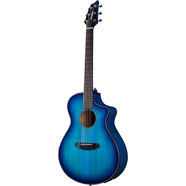 Breedlove Discovery S Concert European Spruce-African Mahogany Acoustic-Electric Guitar Denim Burst