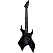 B.C. Rich Stranger Things "Eddie's" Inspired Limited-Edition Nj Warlock Electric Guitar Black for sale