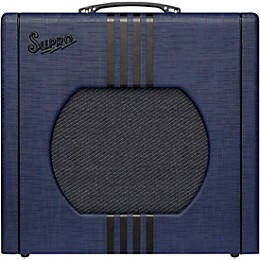Open Box Supro Limited-Edition 1822 Delta King 12 15W 1x12 Tube Guitar Amp Level 1 Blue