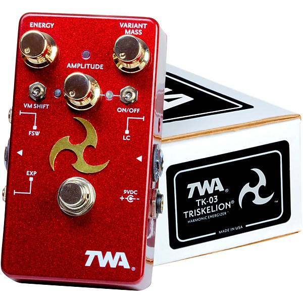 TWA Triskelion Harmonic Energizer Mk. III Effects Pedal Red