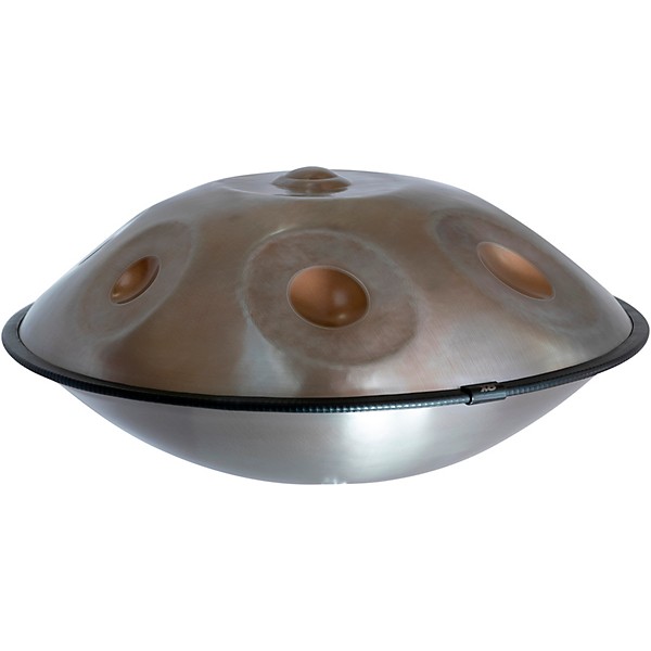 Open Box X8 Drums Vintage Series Pro Handpan D Amara Stainless Steel w/ Bag, 9 Notes Level 2  194744726026