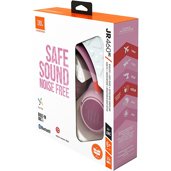 JBL JR460NC Wireless Over-Ear Noise Cancelling Kids