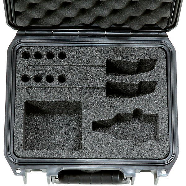 SKB 3i0907-4-SWK iSeries Injection Molded Case for Sennheiser EW Wireless Microphone Series