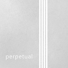 Pirastro Perpetual Series Violin String Set 4/4 Size, Medium Platinum E, 26 Gauge, Ball End