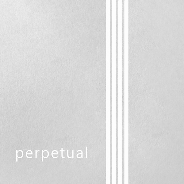 Pirastro Perpetual Series Violin String Set 4/4 Size, Medium Platinum E, 26.7 Gauge, Ball End